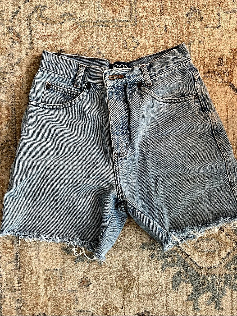 100% cotton vintage cutoff Bermudas
